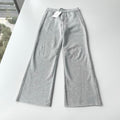 Lemaire Men's & Women's Four-Season Elastic Waist Drawstring Sweatpants Cotton Solid-Color Casual Trousers Pants Ngvp #2543