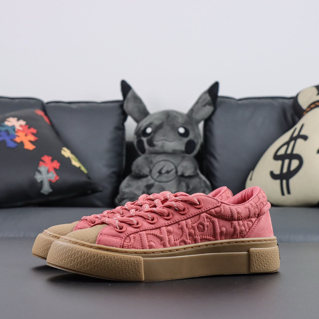 Dior STONE ISLAND x DIOR Men's And Women's Spring/summer Fashion Casual Round-toe Lace-up Low-top Sneakers Shoes #78179