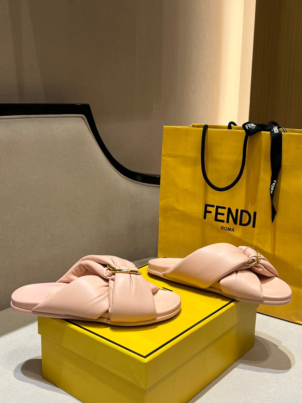 FENDI Fendi Feel Shoes Brown #388733