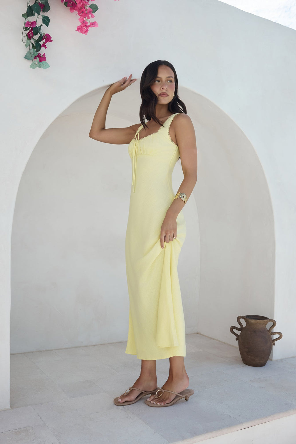 Lemon Squeeze Maxi Dress Yellow