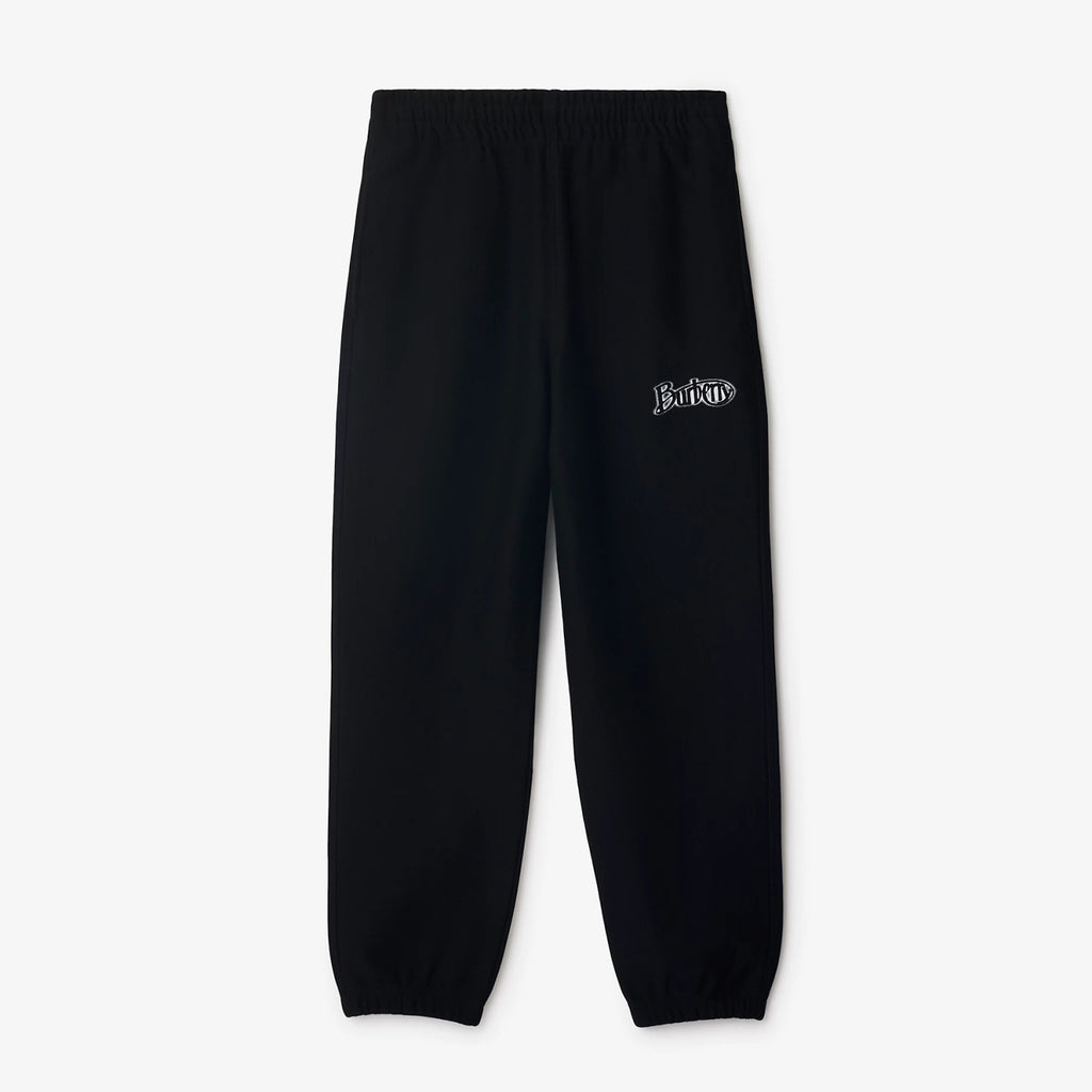 Burberry Men's Spring and Autumn Black Letter Logo Pattern Printed Round Neck Long Sleeve Sweatshirt Elastic Drawstring Casual Pants Suit Set #74235