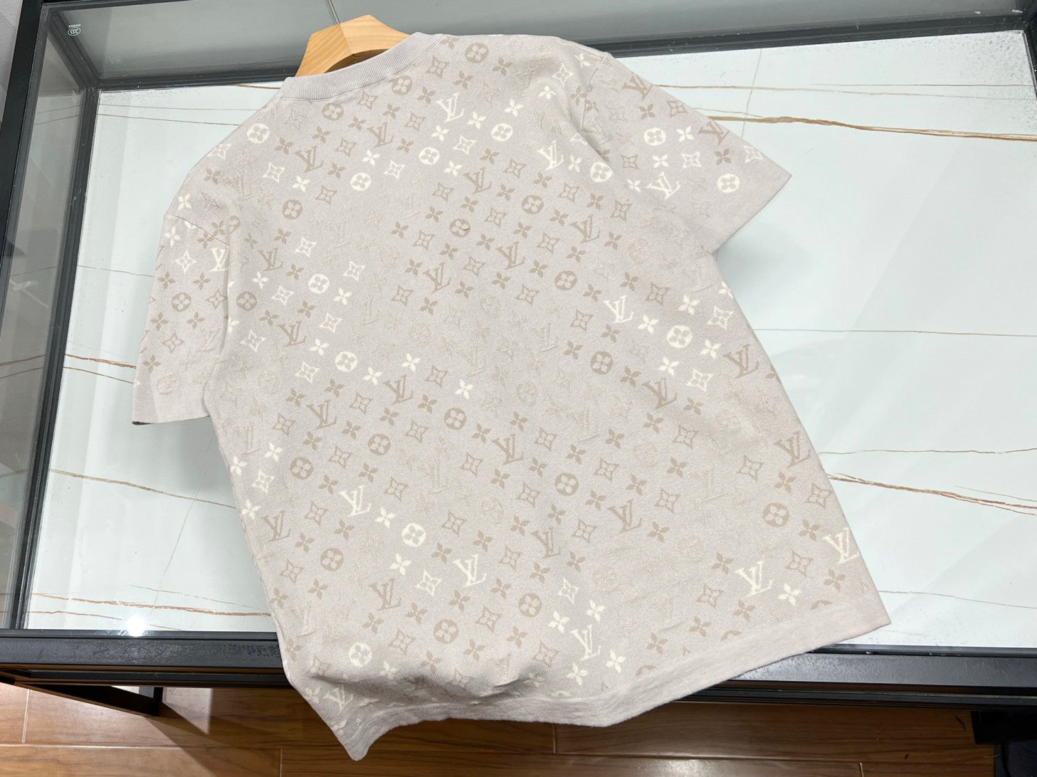 Louis Vuitton Monogram Short-Sleeved Crewneck #333584