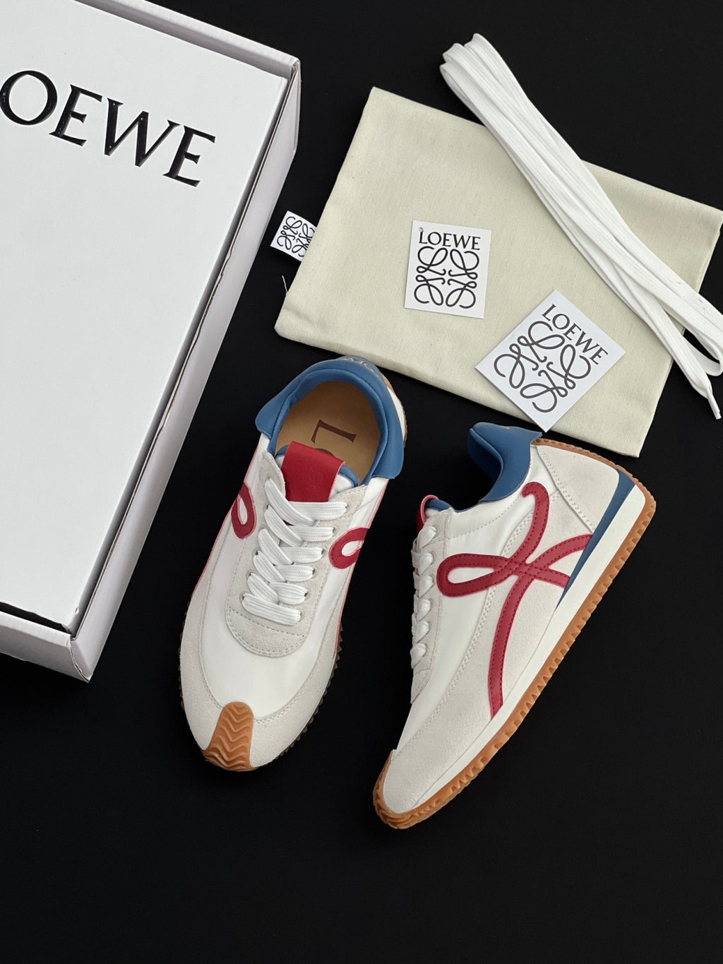 LOEWE Flow Runner 2.0 in Nylon and Suede #385055