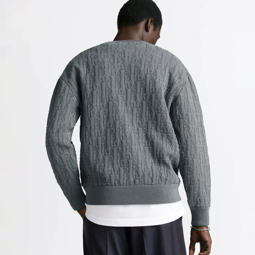 Dior Men's Fall/Winter Fashion Casual Crewneck Pullover Solid Jacquard Sweater #79314