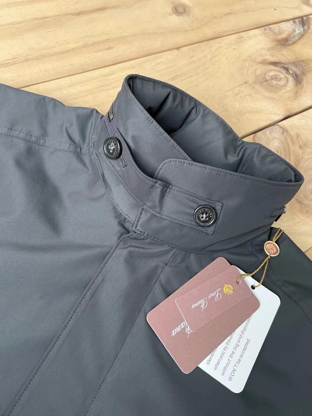 Loro Piana Standing Collar Long Sleeved Jacket #21867