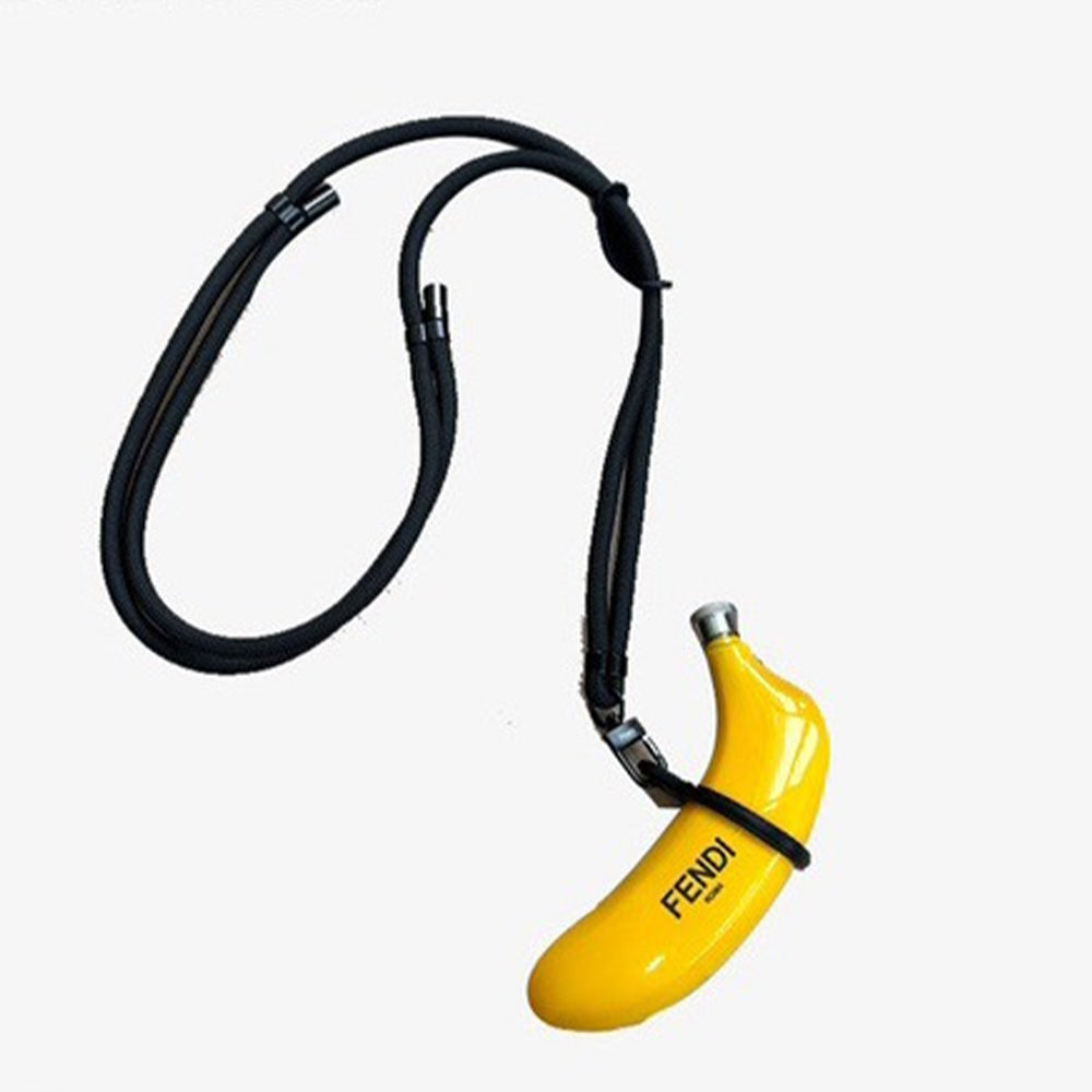 Fendi Limited Edition: Limited Stock Available Banana-print Flask Fashionable Mini Crossbody Bag Total Length: 150 Cm. Diameter: 8 Mm. Adjustable From 75 To 150 Cm. Comes In A Complete Gift Box Set Bags #197028
