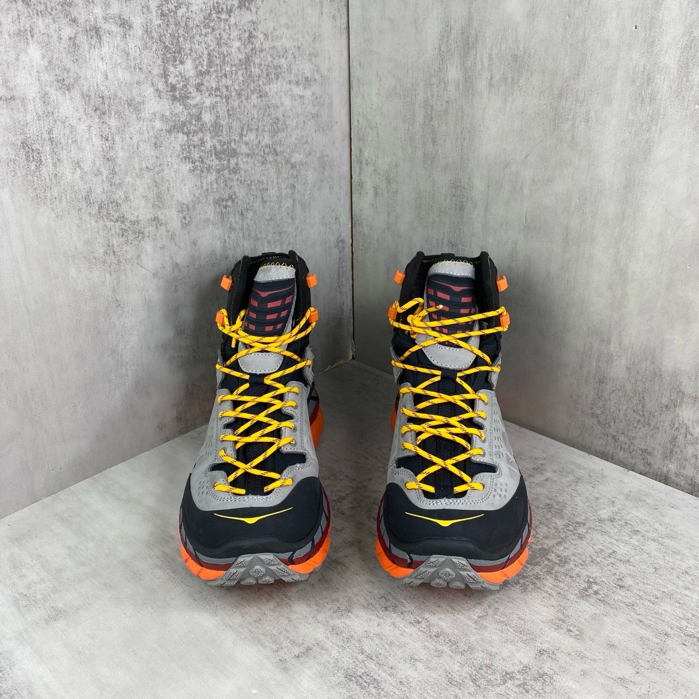Hoka Men's Spring/Fall Fashion Casual Round Toe Lace Up Slip Resistant Durable Thick Sole High Top Outdoor Sneakers Shoes #79266