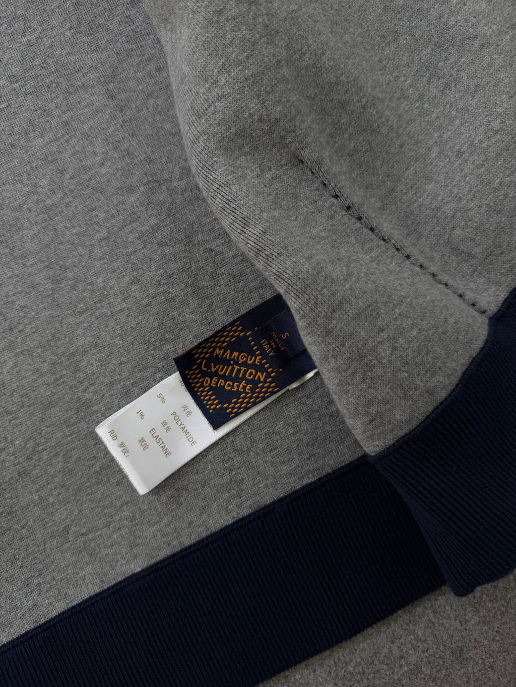 Louis Vuitton Graphic Intarsia Zipped Cotton Hoodie #334469