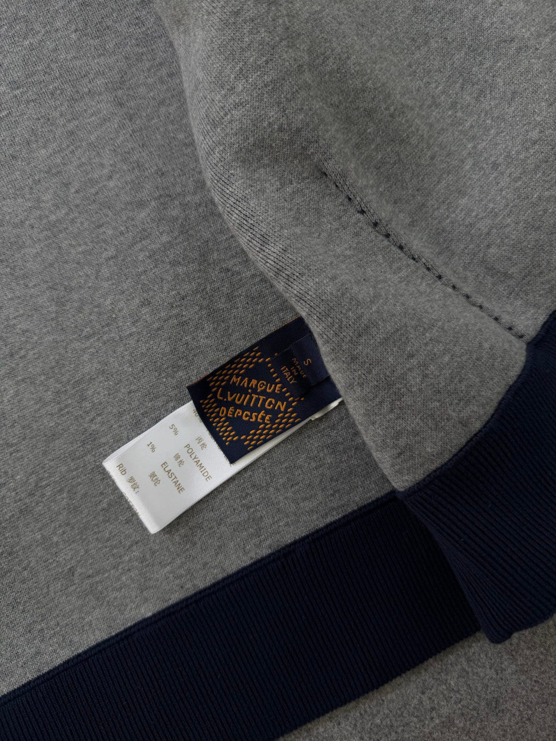 Louis Vuitton Graphic Intarsia Zipped Cotton Hoodie #334469