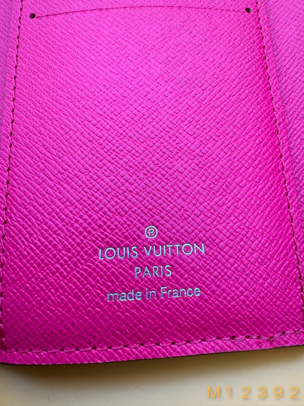 Louis Vuitton Women's Retro Fashion Logo Printing Folding Short Cowhide VICTORINE Wallet Bag Bags #77749