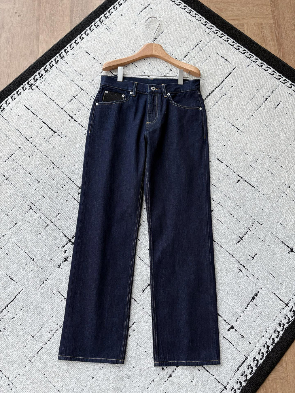 Bottega Veneta Rinsed Wide Leg Jeans #375490