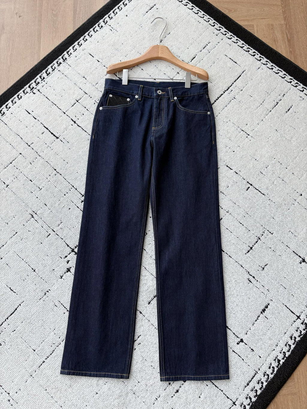 Bottega Veneta Rinsed Wide Leg Jeans #375490