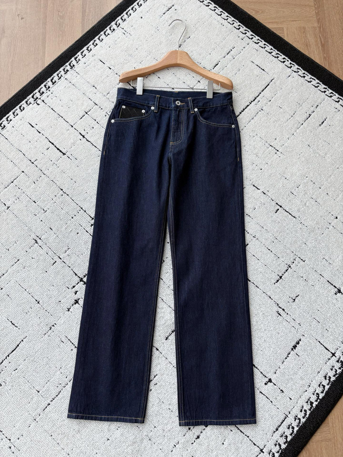 Bottega Veneta Rinsed Wide Leg Jeans #375490