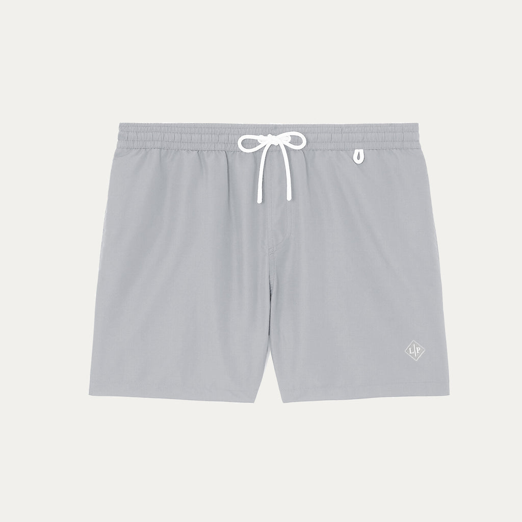 Loro Piana Men's Summer Letter Solid Color Mid Waist Tie Straight Bay Swim Shorts Ngvp #9959