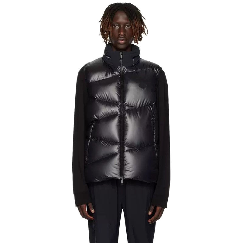 Moncler Men's Autumn and Winter Solid Color Zipper Standing Collar Puffer Down Vest #73659