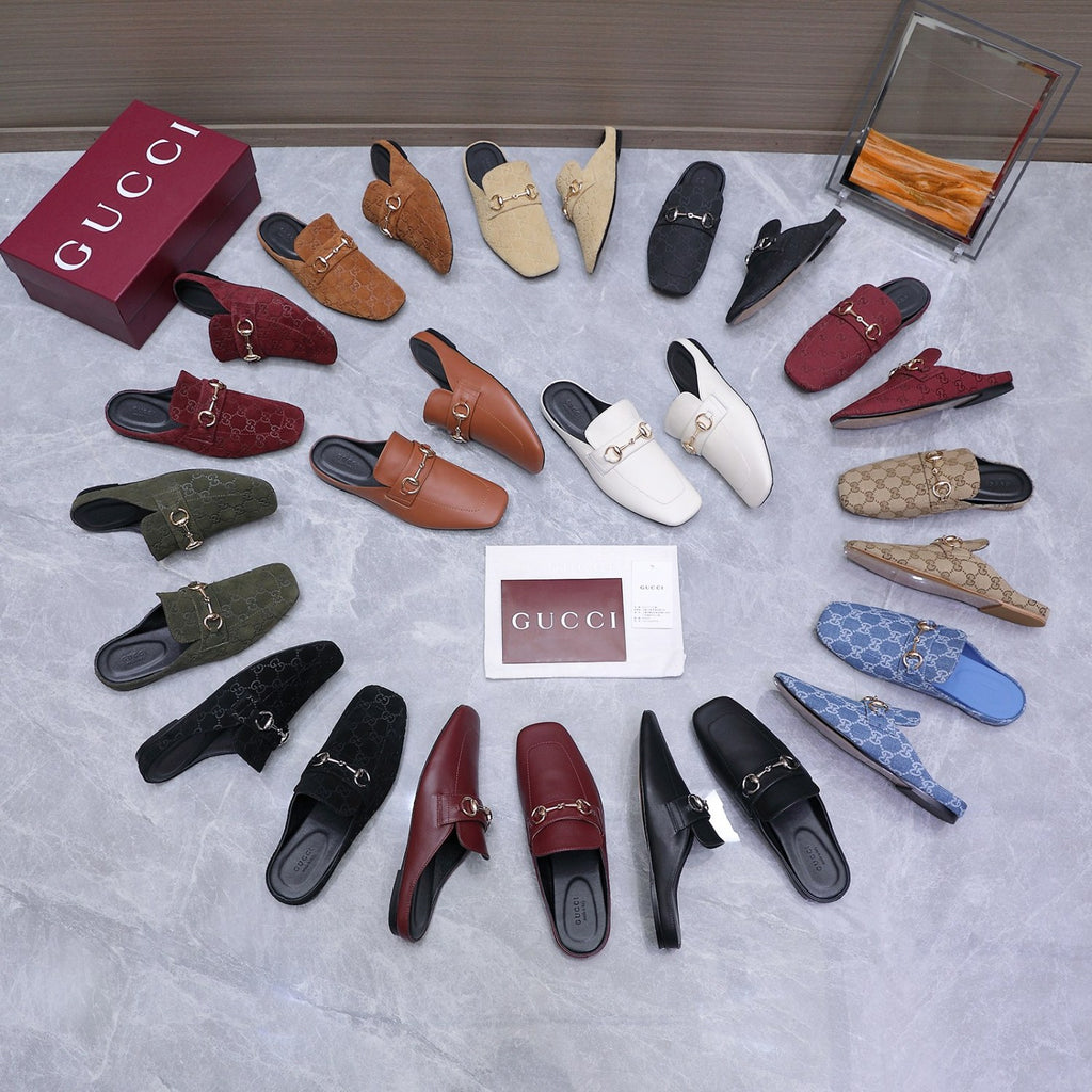 Gucci Flat Loafers Slippers #388039