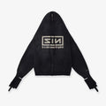 GRAILZ Men's Spring And Autumn 2-in-1 Gloves with Shoulder Zipper Letter Print Hoodie Sweatshirt Long Sleeve Jacket Ngvp #1858