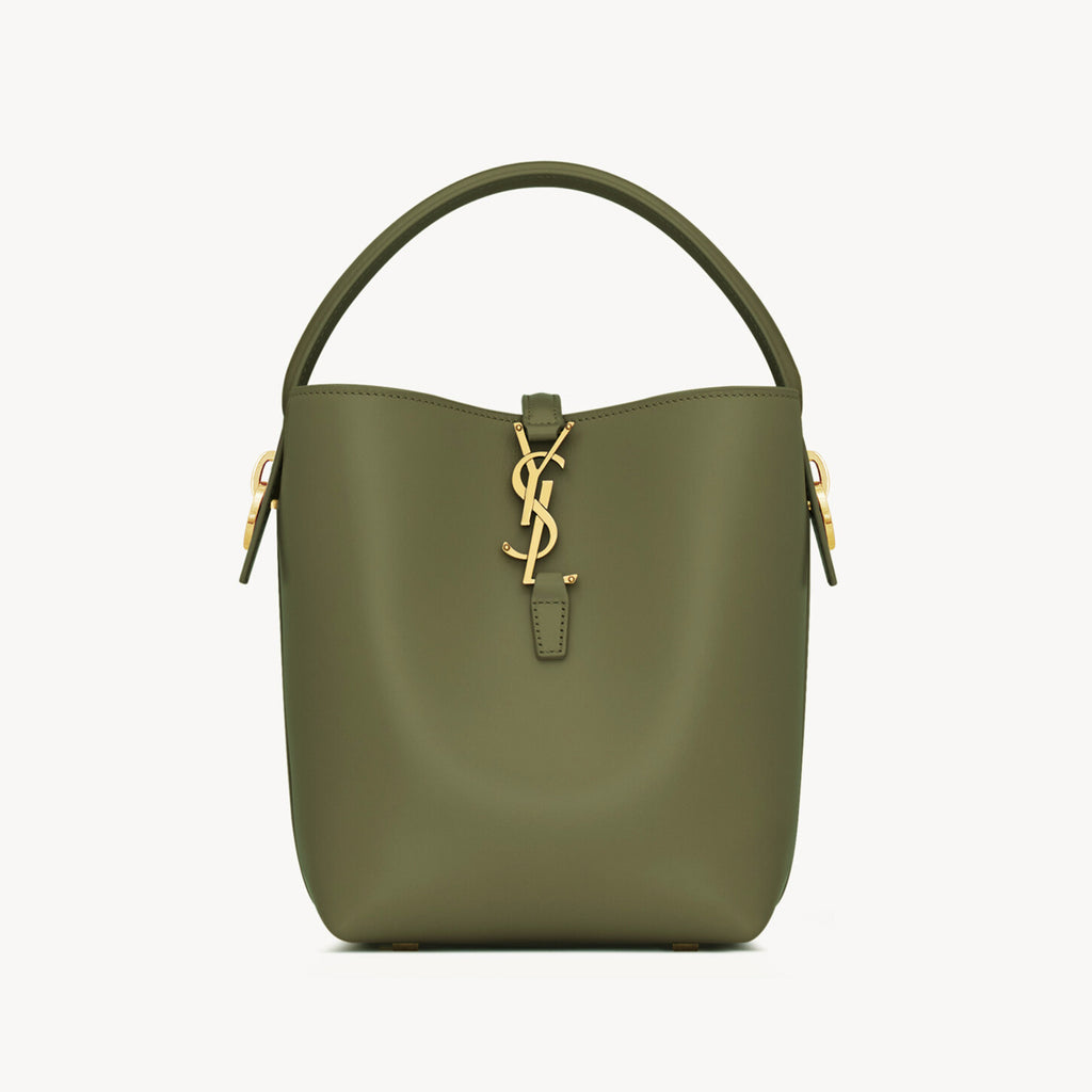 Saint Laurent Women's LE 37 Logo Hook Buckle mini Small Glossy Solid Color Bucket Bag Suede Leather Handbags Casual Bags 7490362R20W9207 #81334