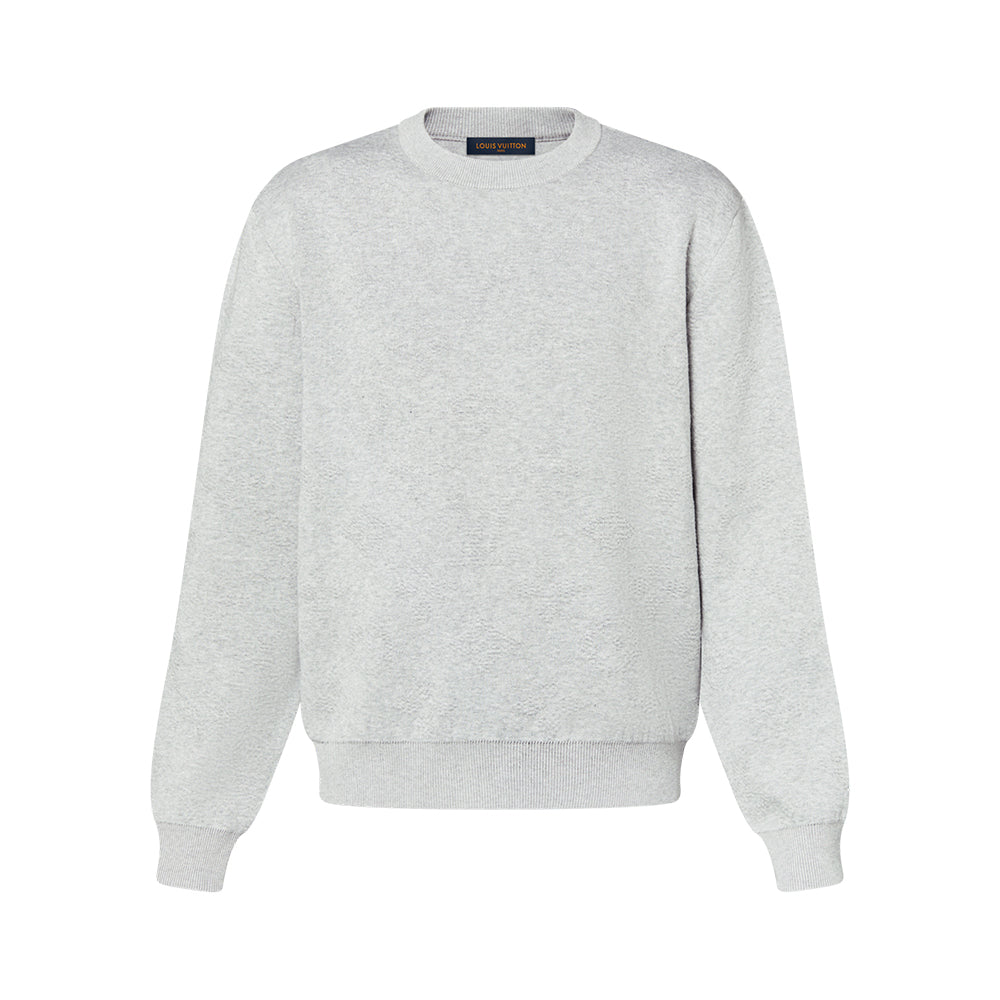 Louis Vuitton Men's and Women's MONOGRAM Embossed Pullover Knitted Three Dimensional Flower Knitted Sweater #332643