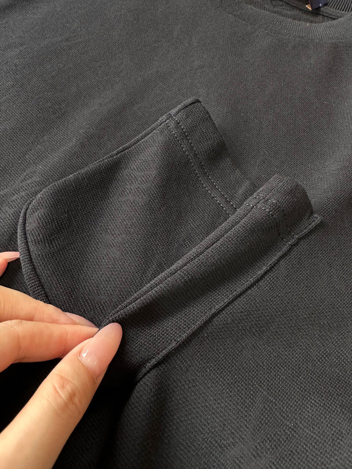 Louis Vuitton Cotton Pocket Short Sleeve T-Shirt #96181