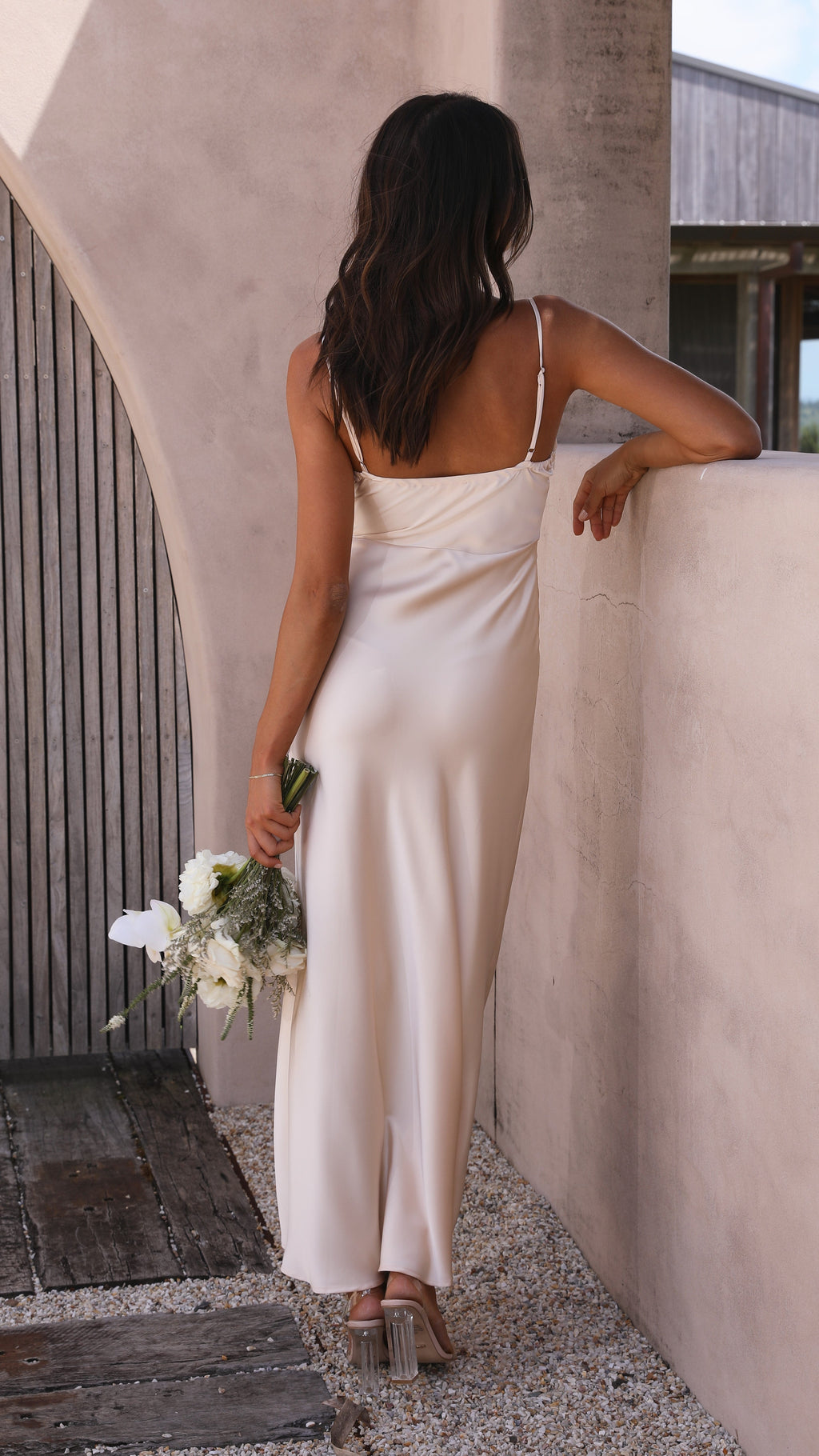 Ilana Maxi Dress - Soft Gold