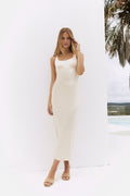 Moonlit Sway Midi Dress Yellow