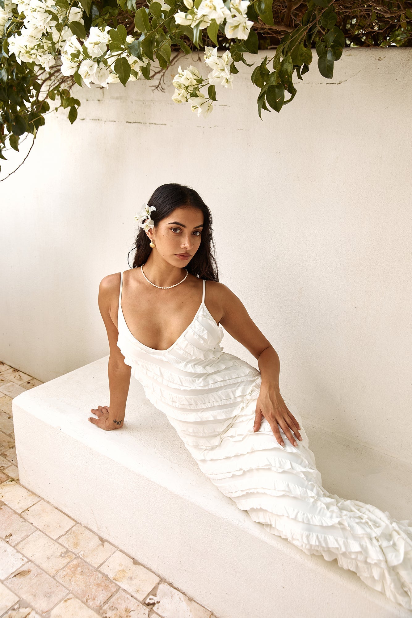 Sound Of Angels Maxi Dress White