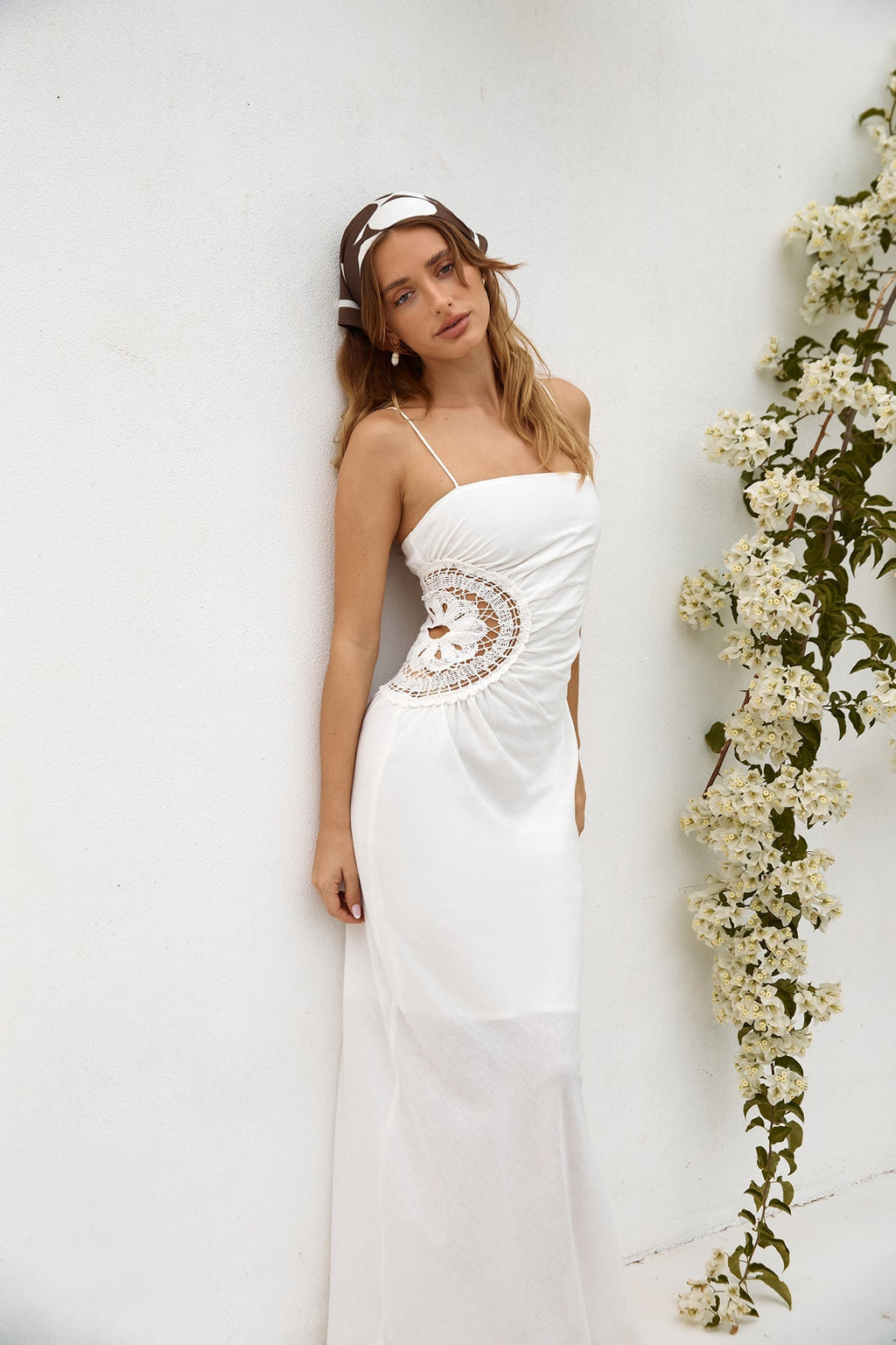 Amalfi Amore Maxi Dress White
