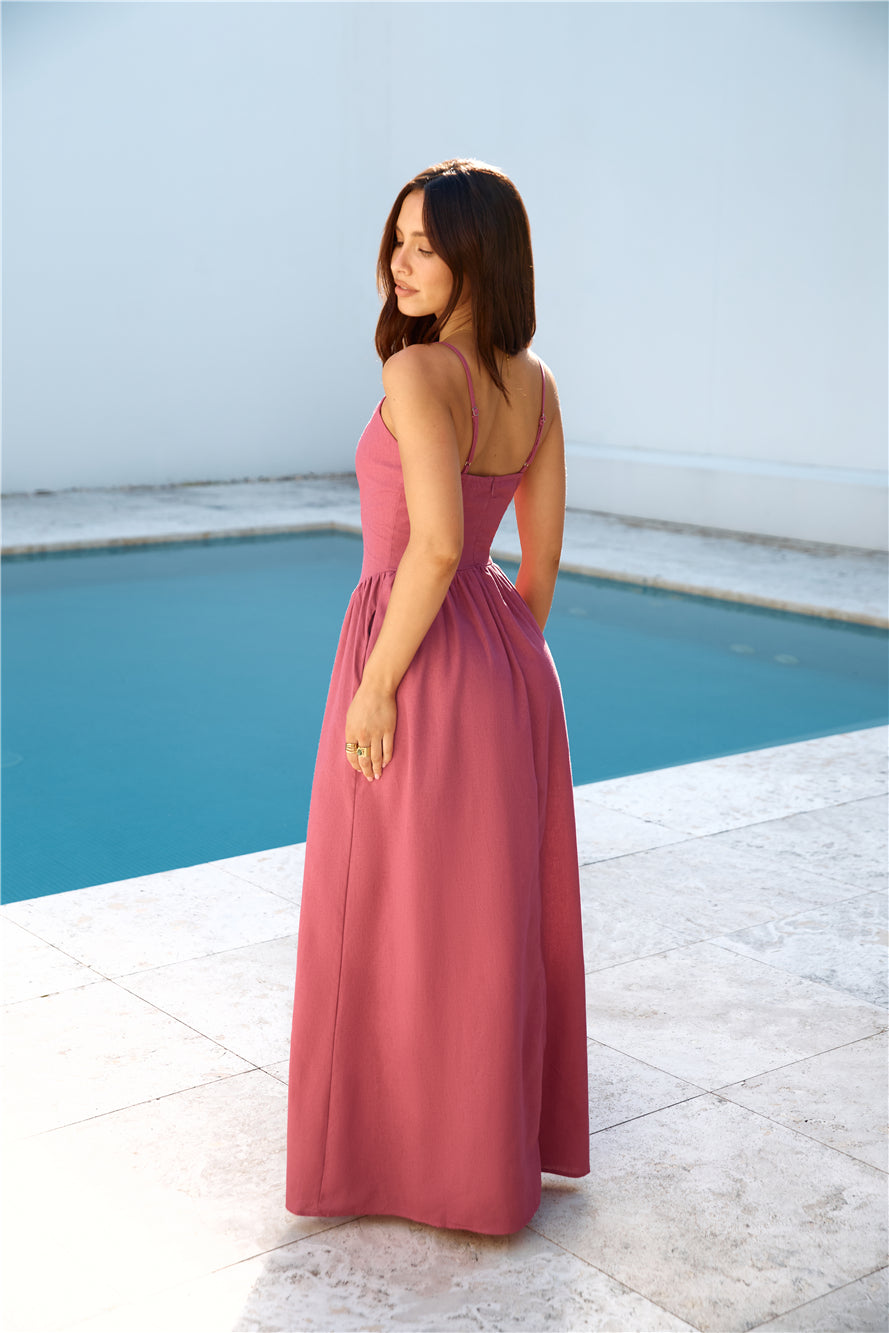 SEVEN WONDERS Zephy Maxi Dress Rose