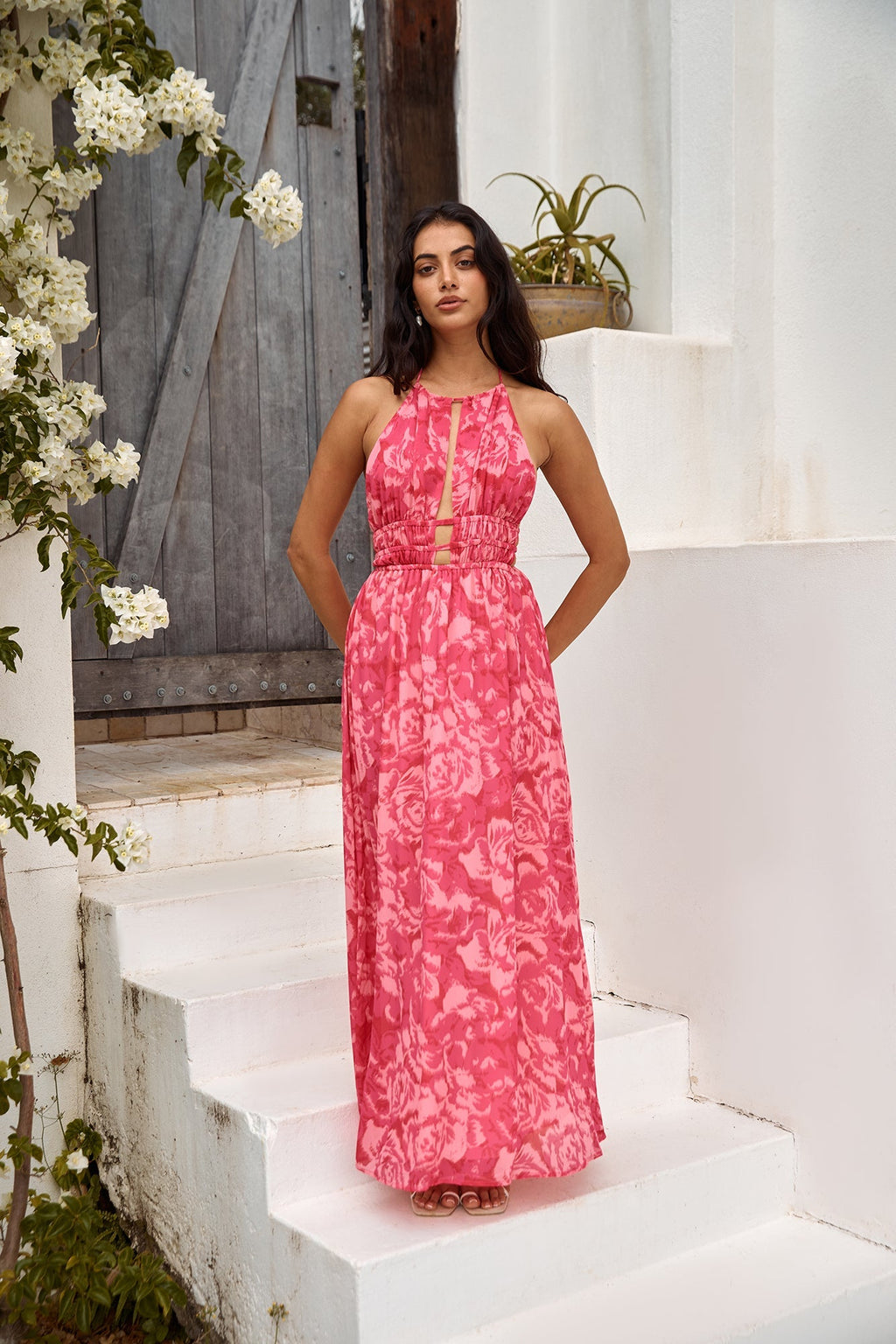 Sunshine Glow Maxi Dress Pink