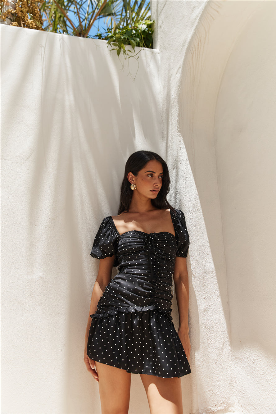 Expression Of Love Mini Dress Black
