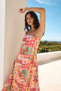 Spellcaster Strapless Maxi Dress Multi