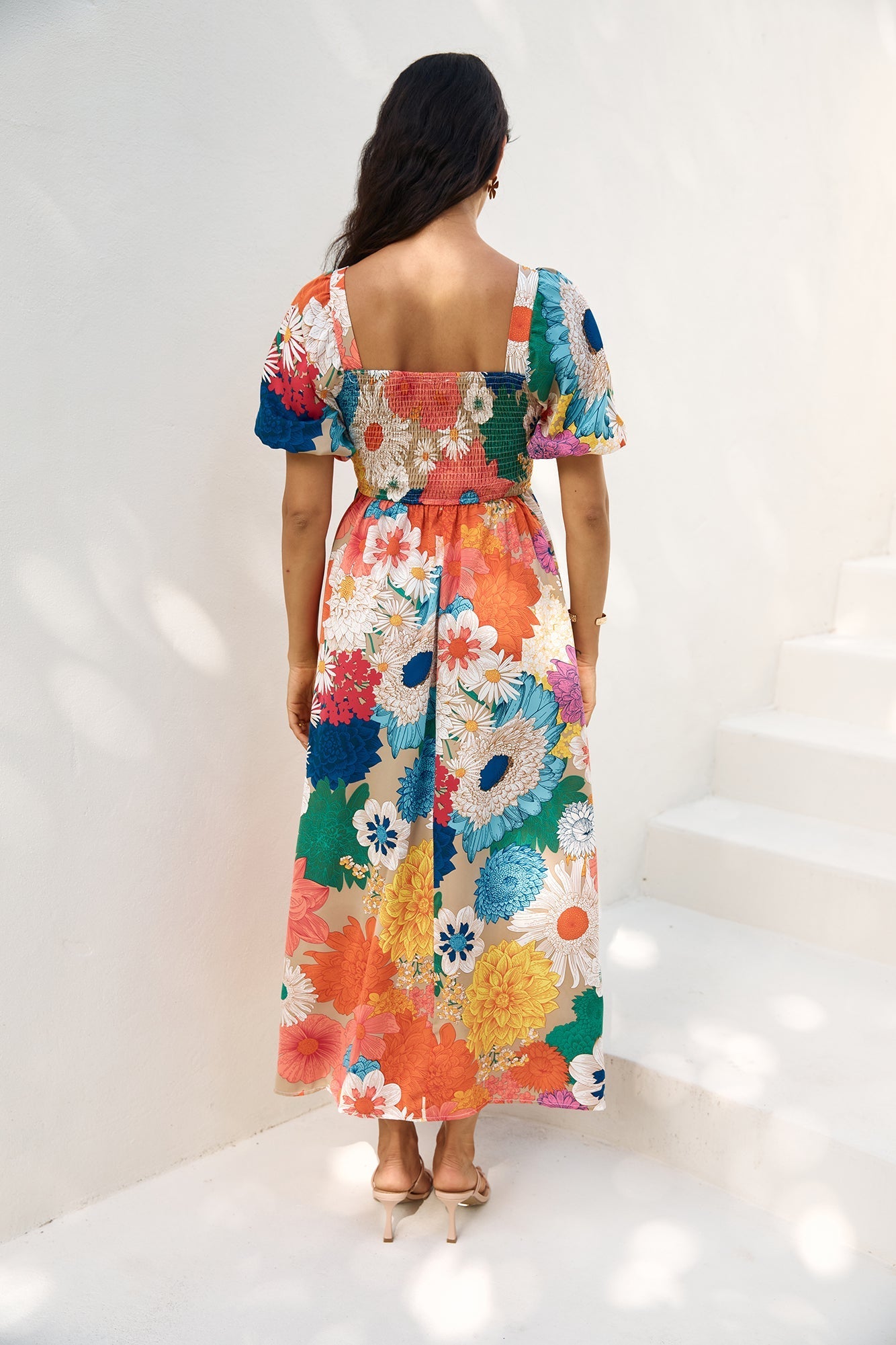 Garden Wedding Maxi Dress Multi