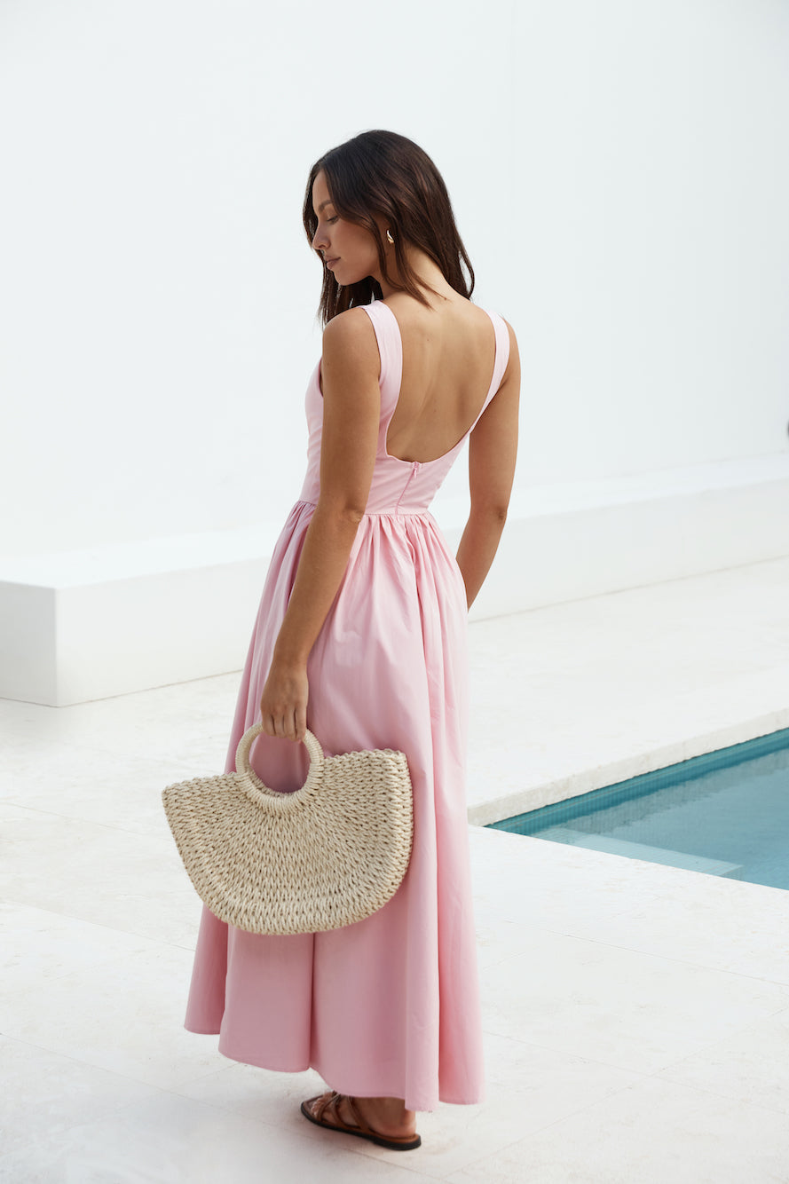 Dawn's Embrace Maxi Dress Pink