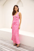 Beach Lounging Maxi Dress Pink