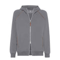 Brunello Cucinelli Men's Techno Cotton French Terry Hooded Long Sleeve Casual Athletic Sweatshirt Solid Color Zipper Spring Jacket Ngvp #1675