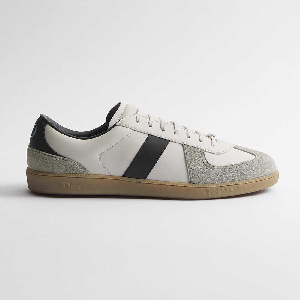 DIOR B01 Matchpoint Sneaker Black and White Smooth Calfskin with Gray Suede Calfskin #386986