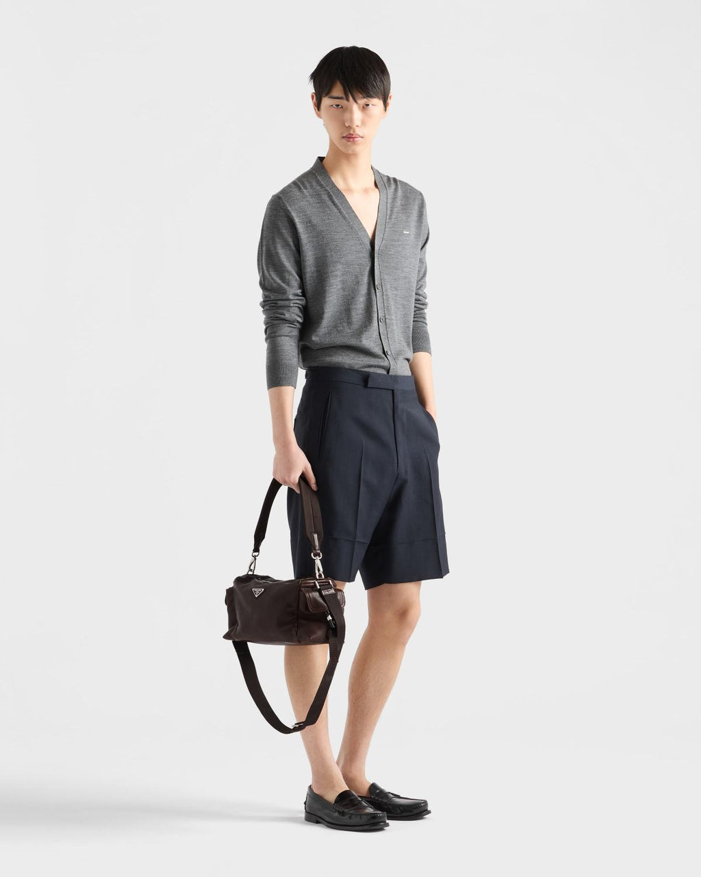 Prada Explore Re-nylon And Cowhide Leather Handbags New Messenger Bag Stylish Sporty Large-capacity Single-shoulder Crossbody Zipped Explore Bags 2VH206_2DW3_V_OOO #82927A