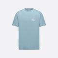 Dior Men's Summer Fashion Casual Solid Color Round Neck Cotton CD Embroidered Logo Loose Fit T-Shirt #78374