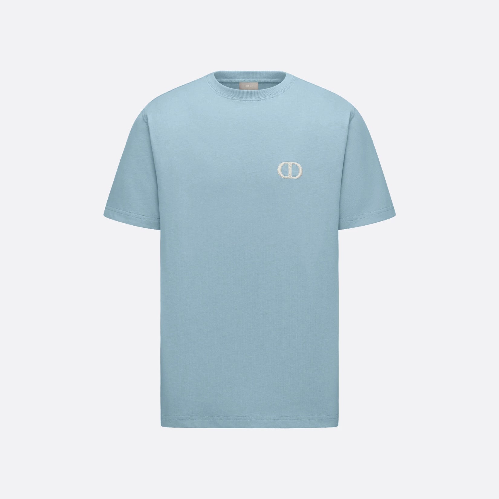 Dior Men's Summer Fashion Casual Solid Color Round Neck Cotton CD Embroidered Logo Loose Fit T-Shirt #78374