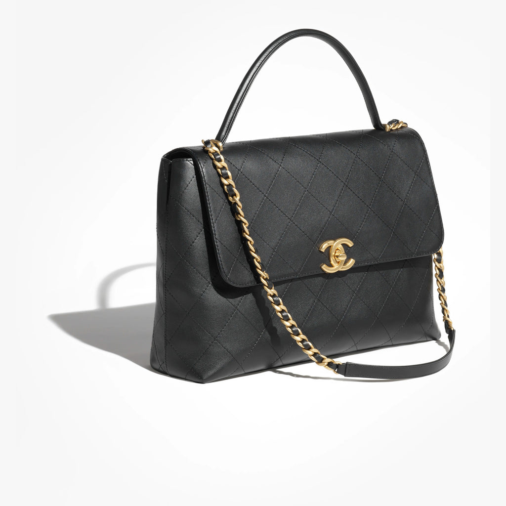 Chanel Spring And Summer Maxi Mouth Cover Bag With Handle Women's Temperament Fashion Luxury Gold Buckle Flap Bag Chain Clutch Bags  AS5543-B20111-94305 #76836