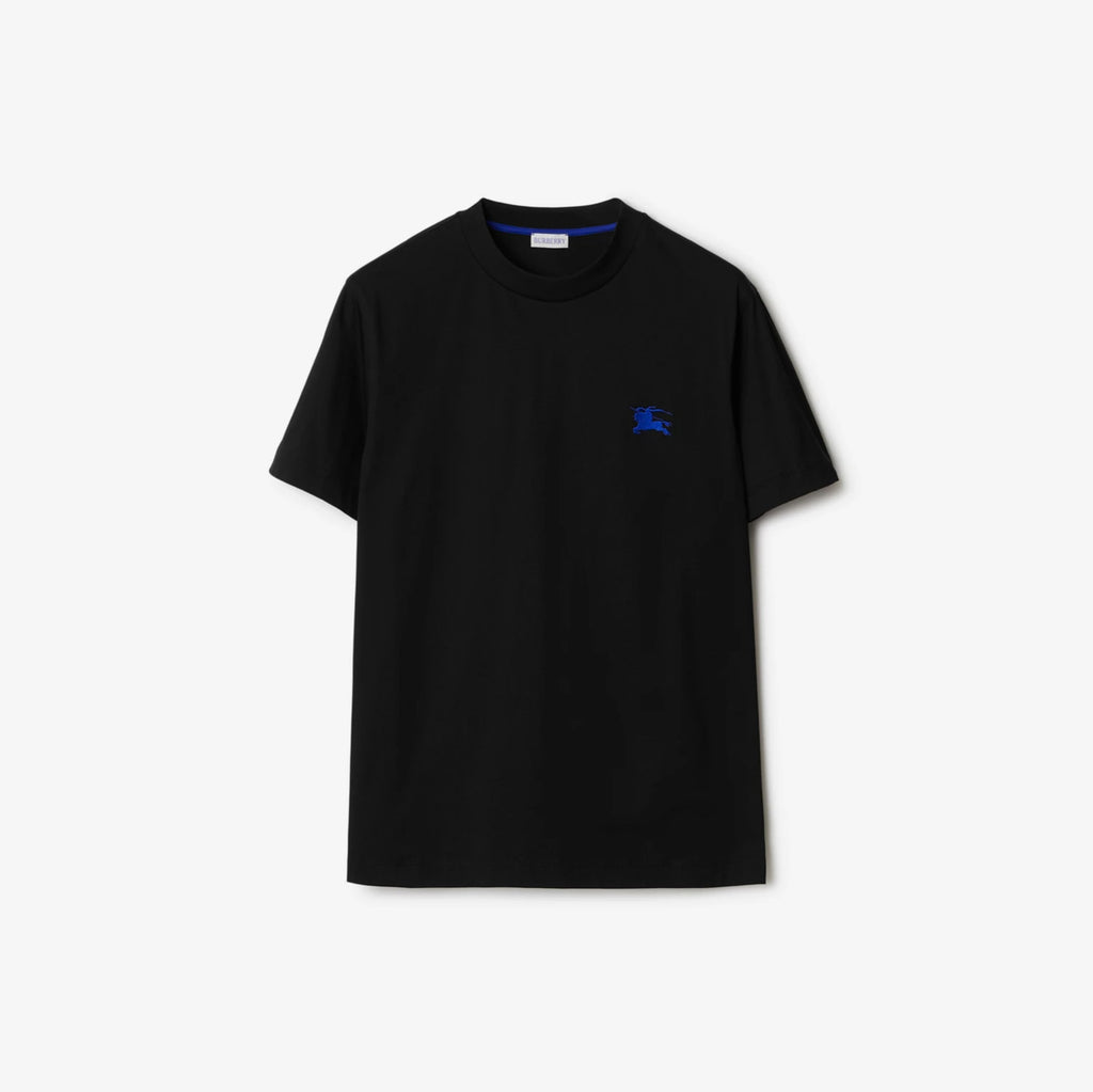 Burberry Men's Spring And Summer Embroidery Logo Solid Colour Cotton T-shirt Fashion Casual Trend Versatile Tee Round Neck Short-sleeved Shirt #71797