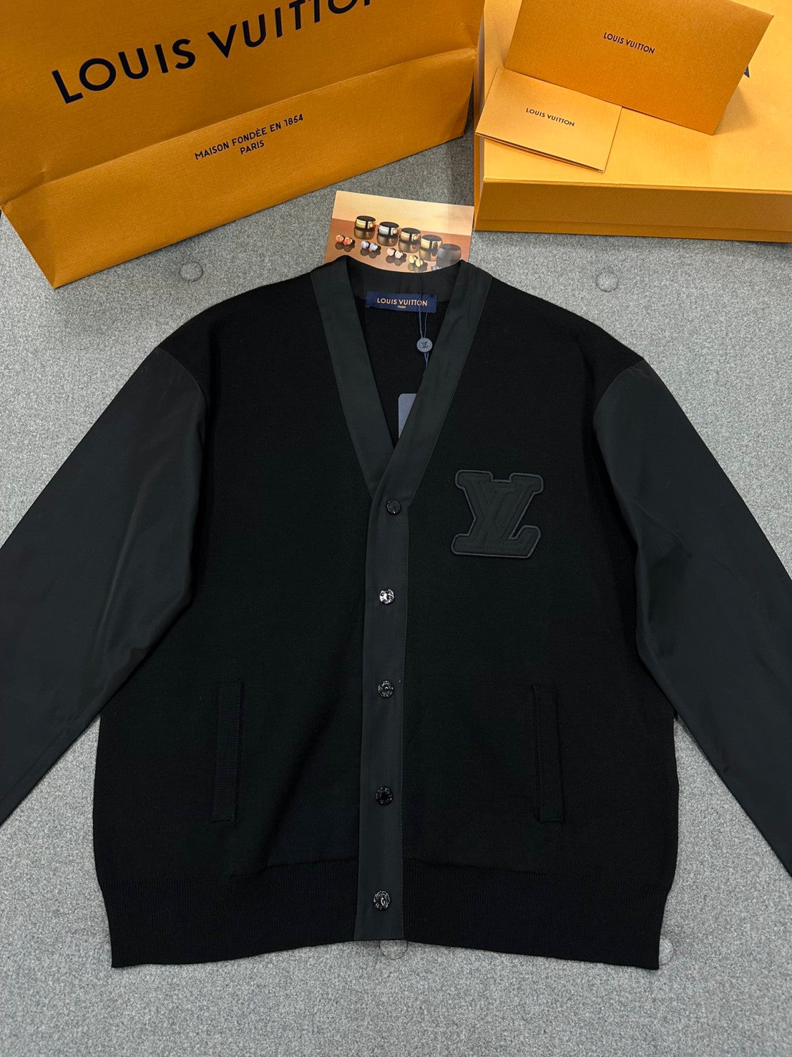 Louis Vuitton Preppy Wool Cardigan Blouson #264589