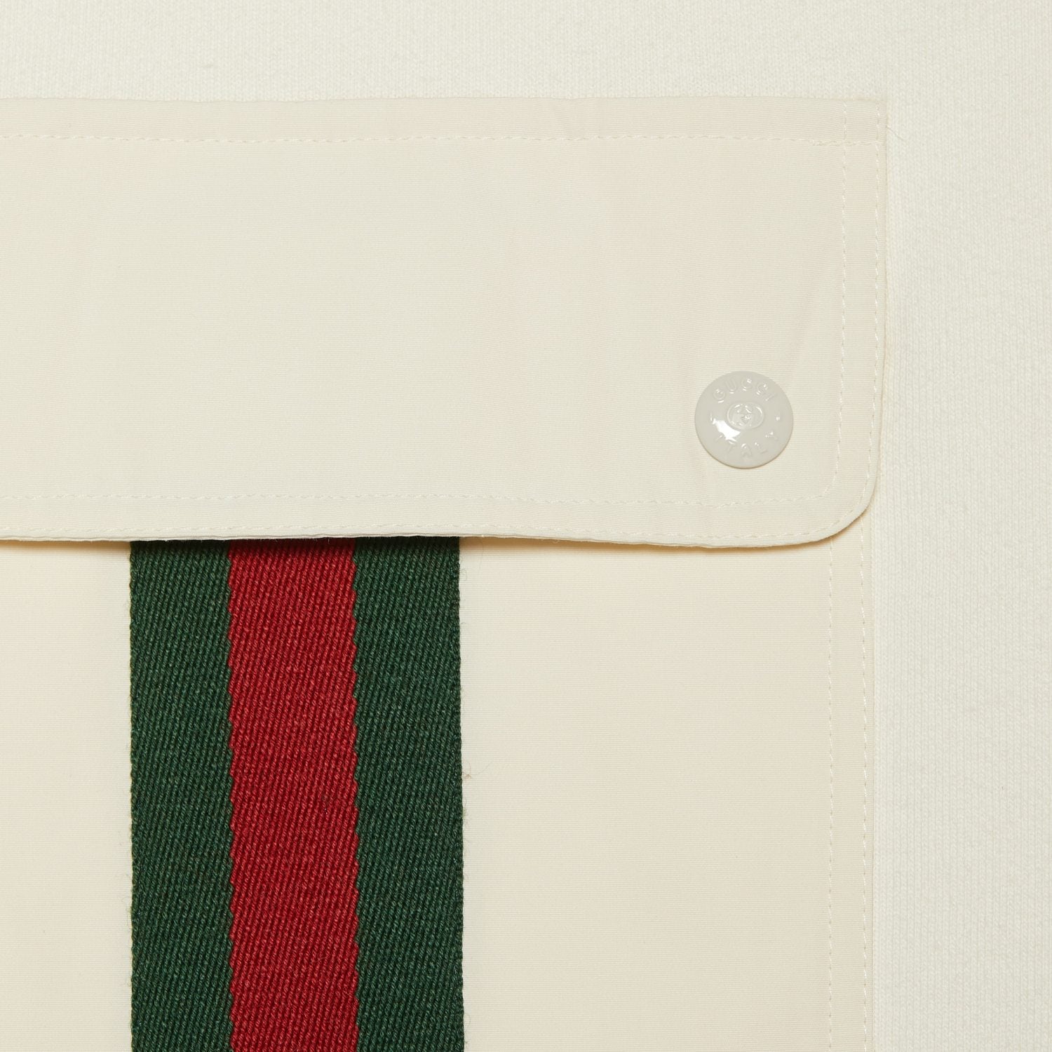 Gucci Men's Autumn Striped Standing Collar Zipper Cotton Fitted Long Sleeve Solid Color Jacket #71452