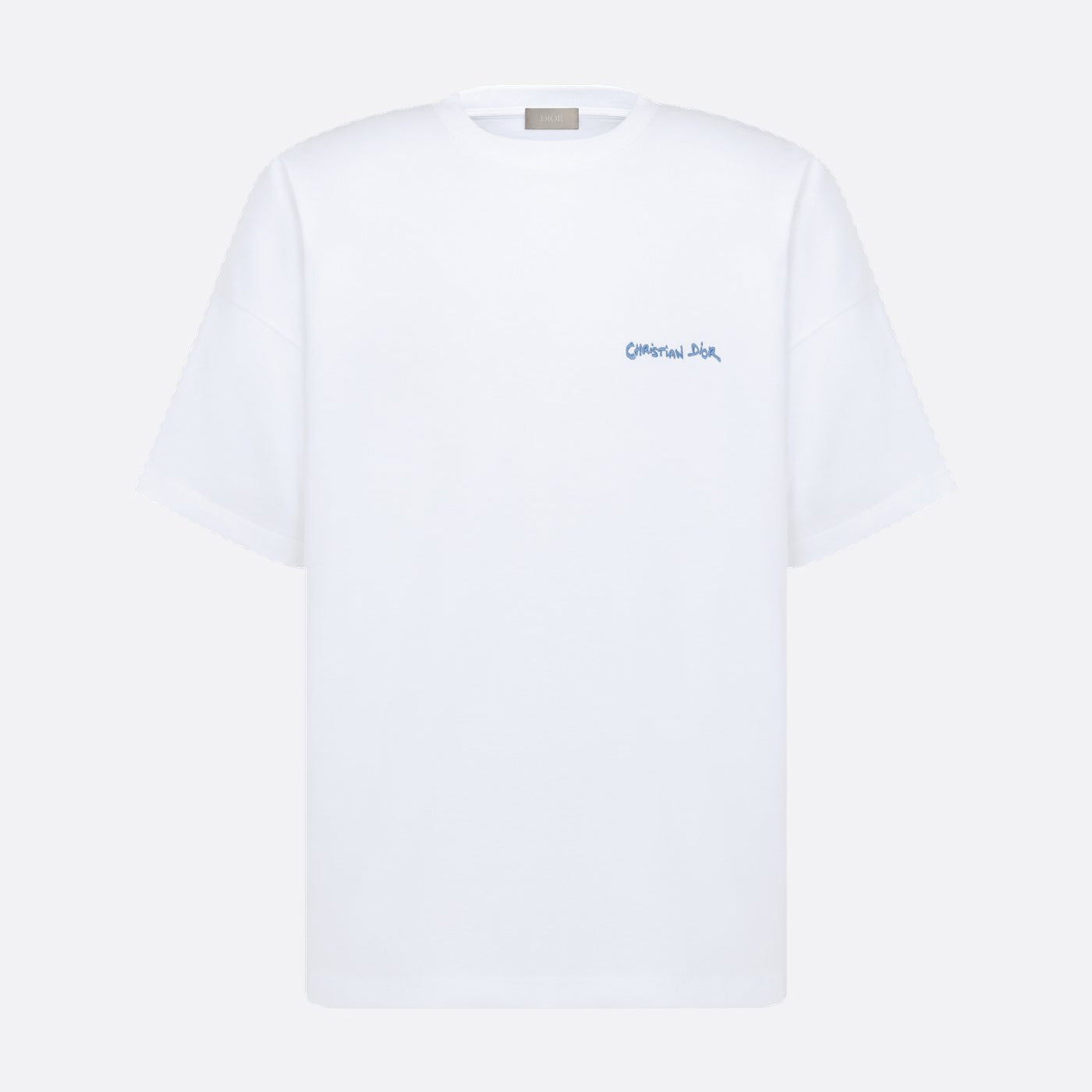 Dior Men's Summer Solid Color Embroidered Letter Logo Round Neck Cotton Short Sleeve T-Shirt #72899