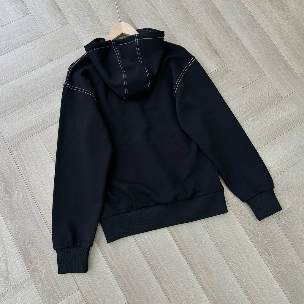Givenchy Men's And Women's Spring/fall Fashion Casual Solid Color Hooded Pullover Logo Sweatshirt #79291