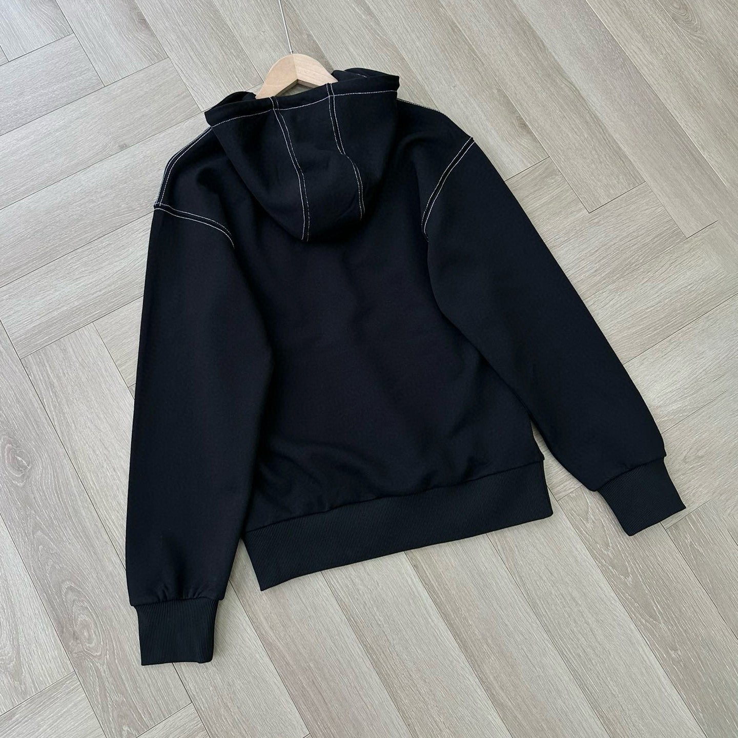 Givenchy Men's And Women's Spring/fall Fashion Casual Solid Color Hooded Pullover Logo Sweatshirt #79291
