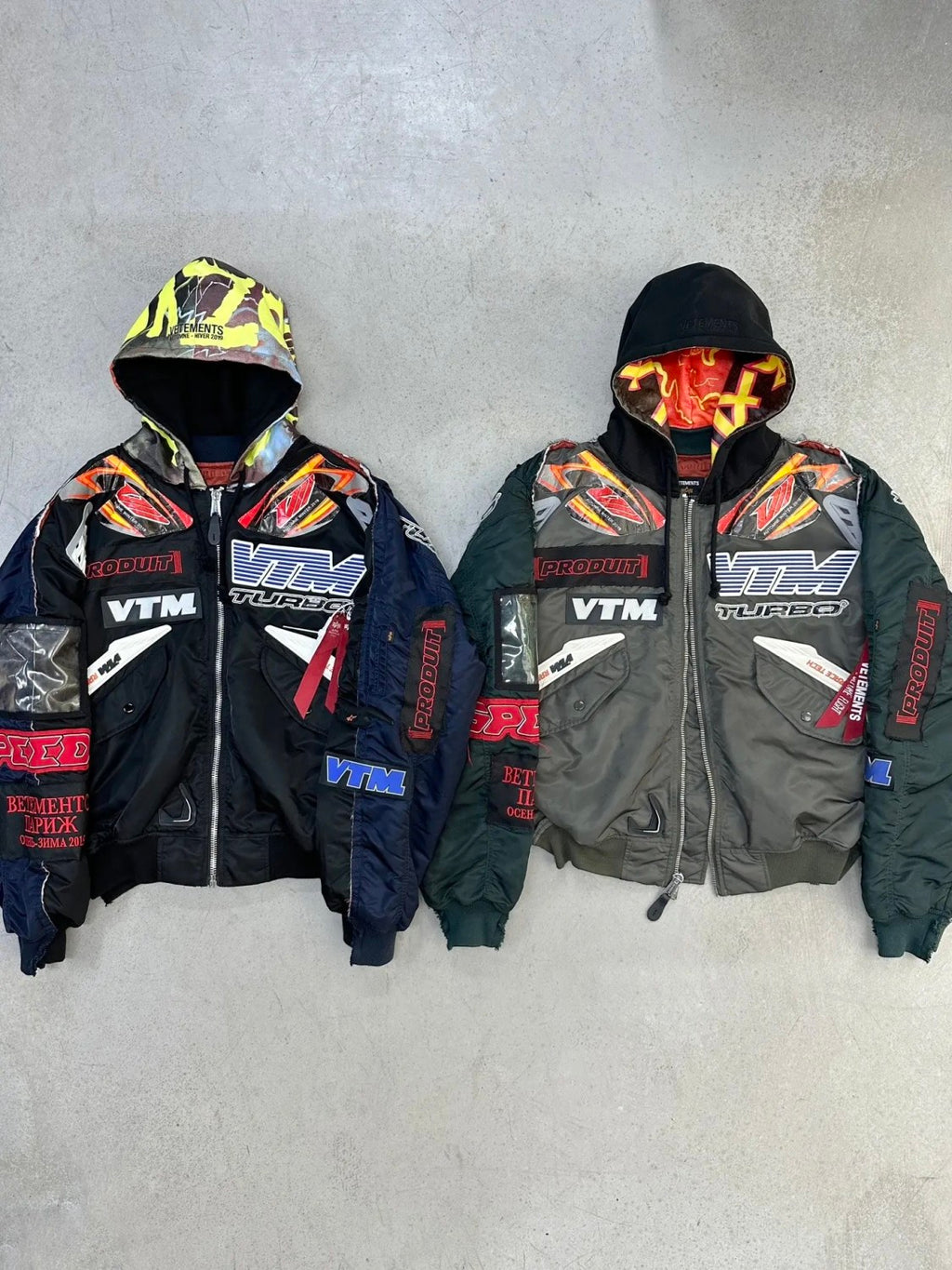 Vetements Man Motorcycle Zipper HoodedJacket #94855