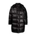 Prada Men's Autumn and Winter Solid Color Nylon Hooded Long Zipper Long Sleeve Jacket Coat #74672