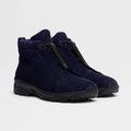 Ermenegildo Zegna Men's Suede Triple Stitch Vetta Luxury Casual Shoes Spring/Fall/Winter Lace-Up Round-Toe Low-Top Boots Shoes #81746